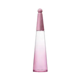 L'Eau d'Issey Solar Violet perfume bottle with a pink gradient.