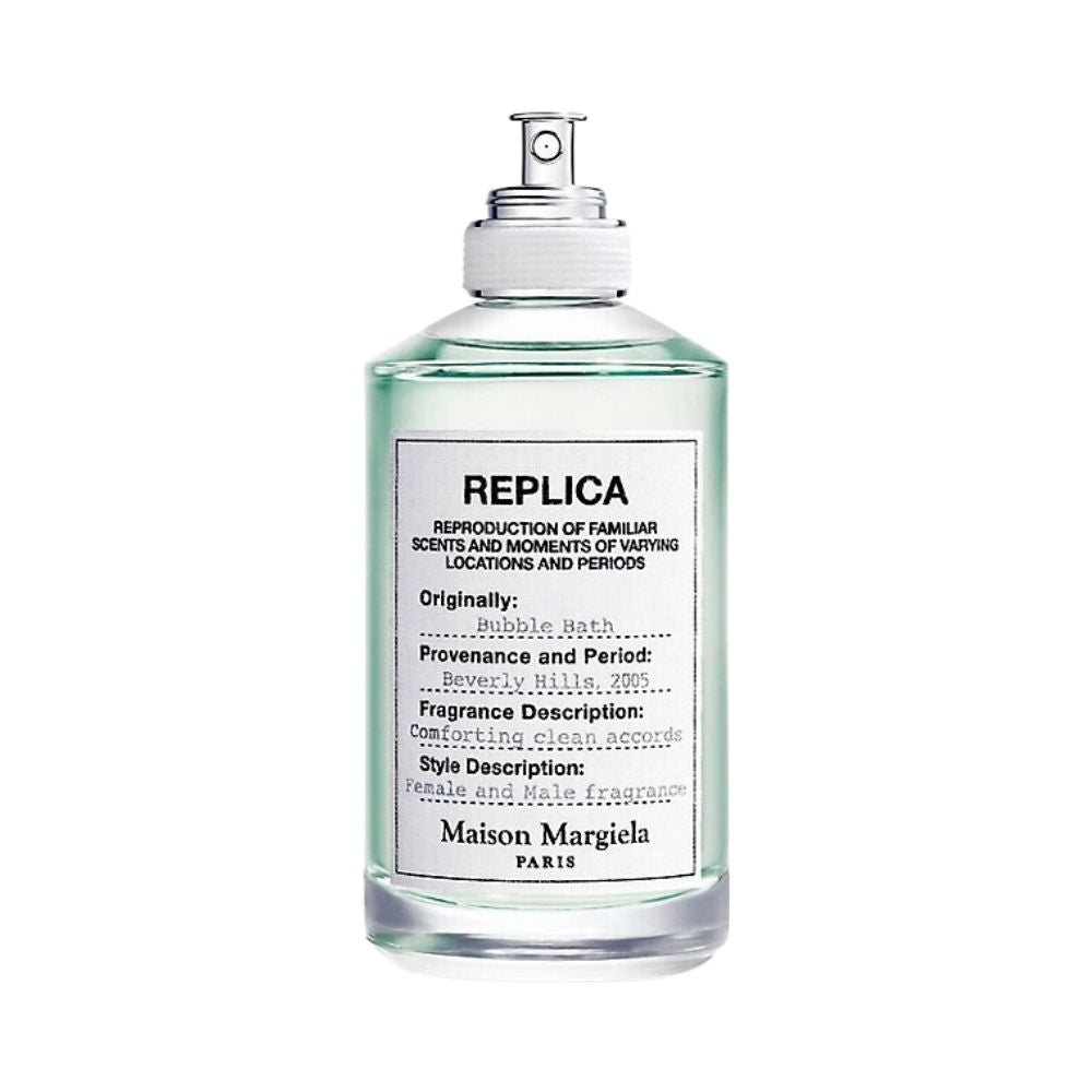 Maison Margiela REPLICA Bubble Bath fragrance bottle with a white label.