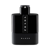 Prada Luna Rossa Black fragrance bottle.